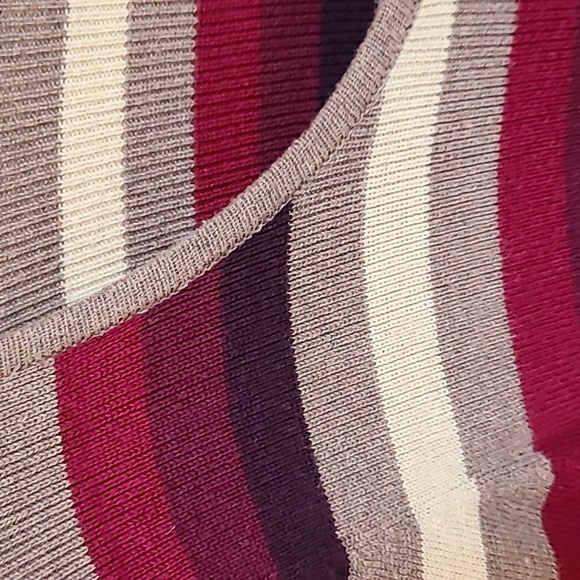 Long sleeve striped dress. - Picture 2 of 4